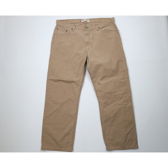 Vtg Y2K 2004 Levis 559 Mens 40x30 Faded Canvas Relaxed Straight Wide Leg Pants